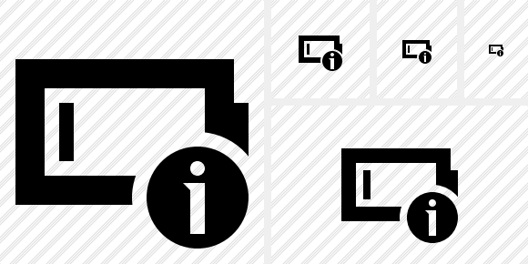 Battery Empty Information Symbol