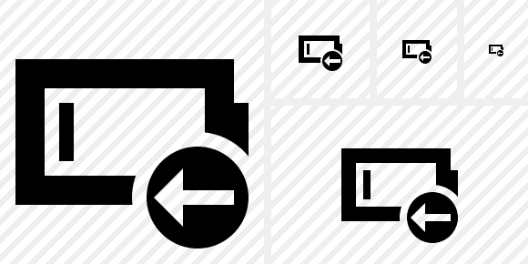 Battery Empty Previous Symbol