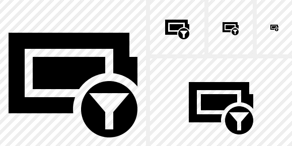 Battery Full Filter Symbol