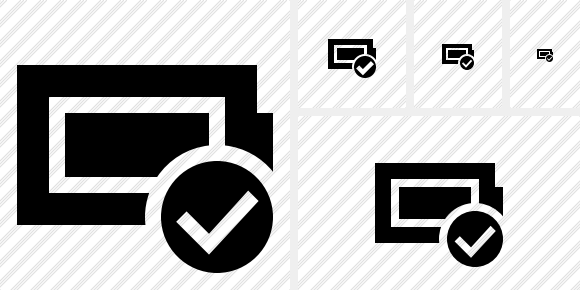 Battery Full Ok Symbol