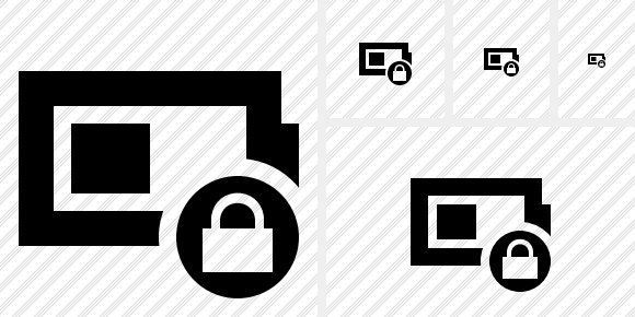 Battery Lock Symbol