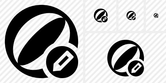 Beach Ball Edit Symbol