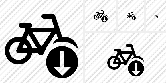 Bicycle Download Symbol