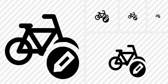 Bicycle Edit Icon Bicycle Edit Icon