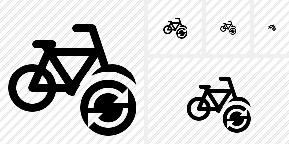 Bicycle Refresh Icon Bicycle Refresh Icon