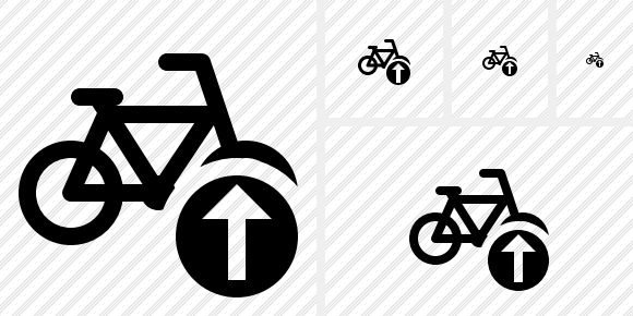 Bicycle Upload Icon Bicycle Upload Icon
