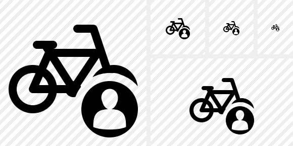 Bicycle User Icon Bicycle User Icon