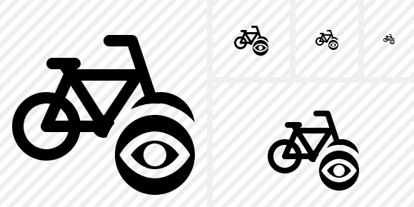 Bicycle View Icon Bicycle View Icon