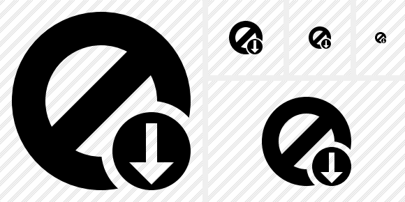 Block Download Icon Block Download Icon