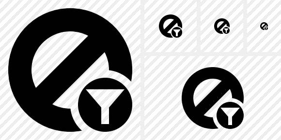 Block Filter Icon Block Filter Icon