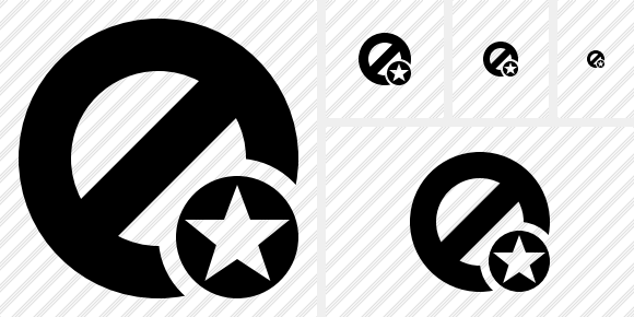 Block Star Icon Block Star Icon