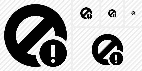 Block Warning Icon Block Warning Icon