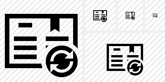 Book Refresh Icon Book Refresh Icon