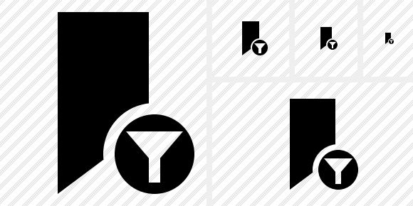 Icono Bookmark Filter Icono Bookmark Filter