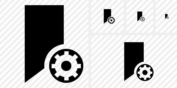 Icono Bookmark Settings Icono Bookmark Settings