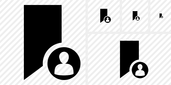 Icono Bookmark User Icono Bookmark User