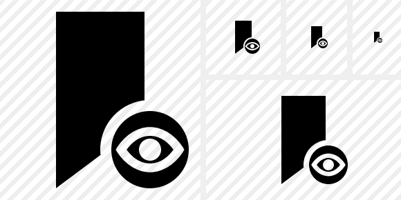 Icono Bookmark View Icono Bookmark View