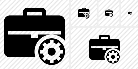 Briefcase Settings Symbol