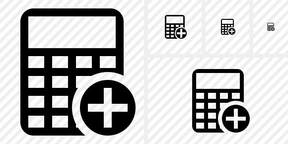Calculator Add Icon Calculator Add Icon