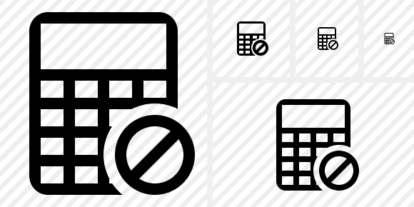 Calculator Block Icon Calculator Block Icon