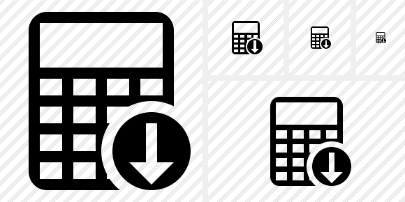 Calculator Download Symbol