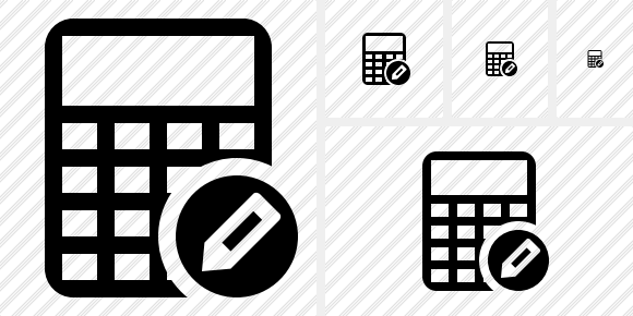 Calculator Edit Icon Calculator Edit Icon
