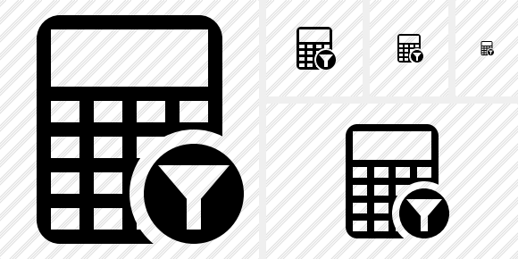 Calculator Filter Icon Calculator Filter Icon