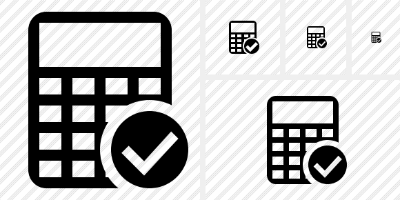 Calculator Ok Icon Calculator Ok Icon