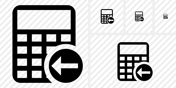 Calculator Previous Symbol