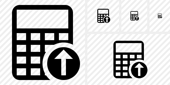 Calculator Upload Icon Calculator Upload Icon