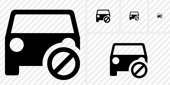 Car 2 Block Icon Car 2 Block Icon
