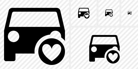 Car 2 Favorites Icon Car 2 Favorites Icon