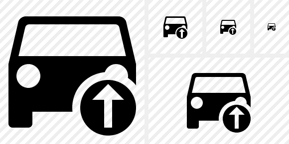 Car 2 Upload Icon Car 2 Upload Icon