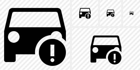 Car 2 Warning Icon Car 2 Warning Icon