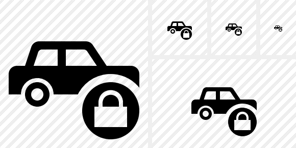 Car Lock Symbol Car Lock Symbol