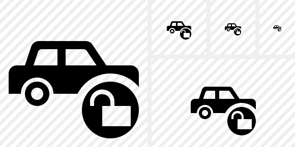 Car Unlock Symbol Car Unlock Symbol