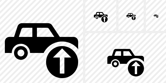 Car Upload Symbol Car Upload Symbol