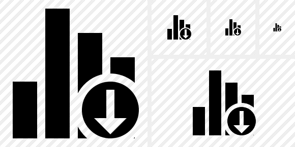 Icône Chart Download