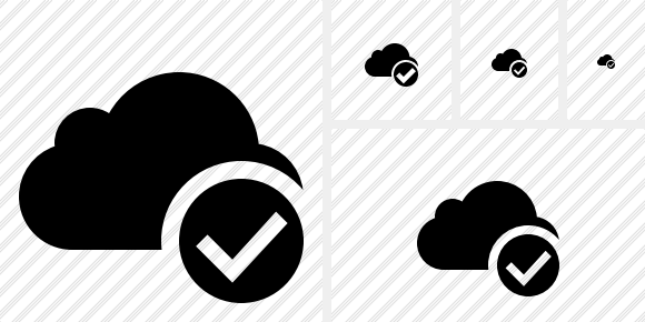 Cloud Ok Symbol