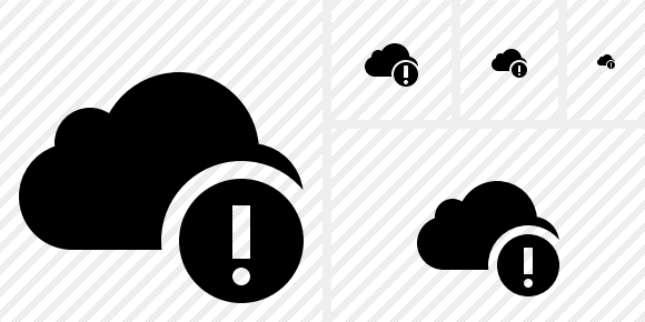 Icono Cloud Warning