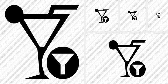 Cocktail Filter Symbol