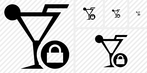 Cocktail Lock Symbol