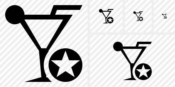 Cocktail Star Symbol