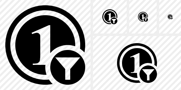 Coin Filter Icon Coin Filter Icon