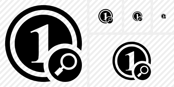 Coin Search Icon Coin Search Icon