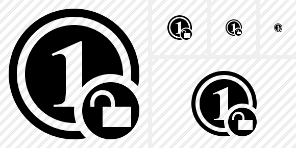 Coin Unlock Icon Coin Unlock Icon