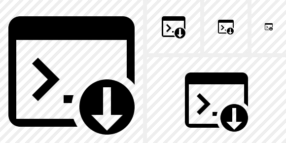 Command Prompt Download Symbol