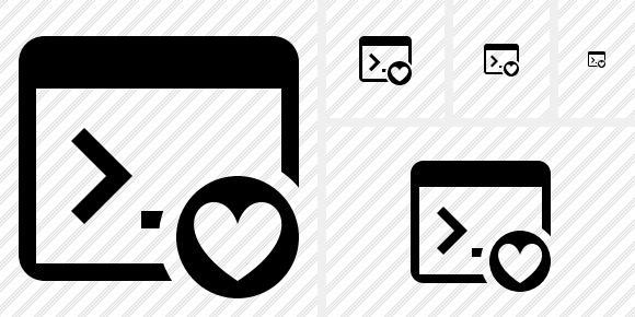 Command Prompt Favorites Symbol