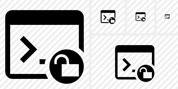 Command Prompt Unlock Icon