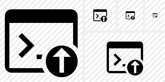 Command Prompt Upload Icon Command Prompt Upload Icon